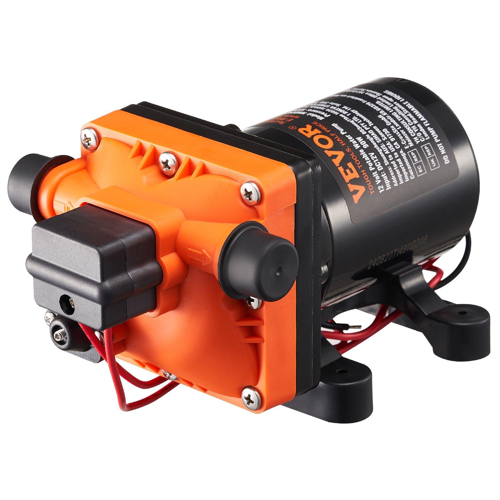 VEVOR 12V Diaphragm Pump, 3 GPM
