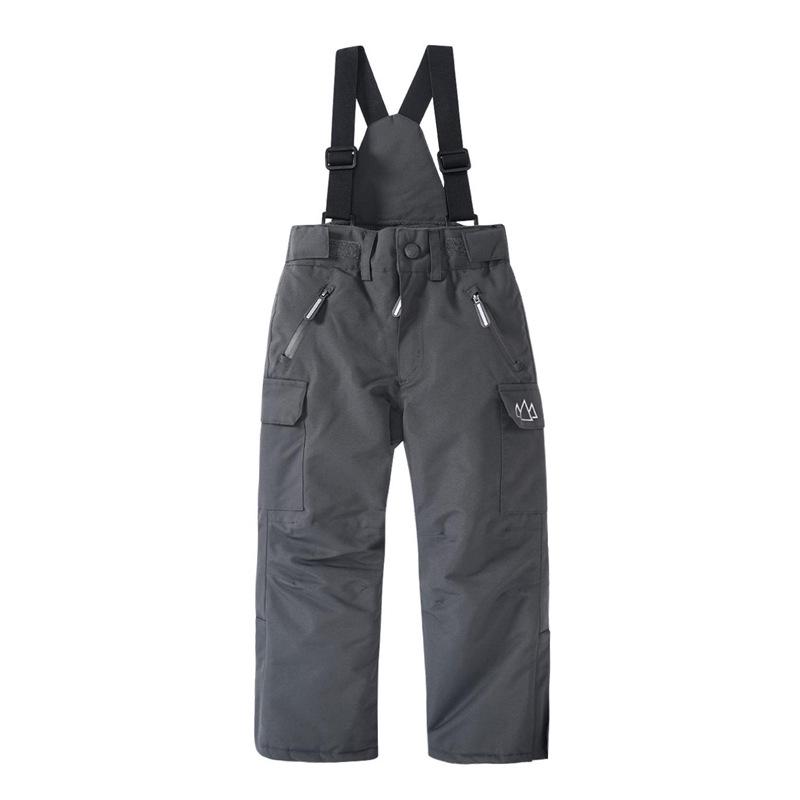 2025 Kids Ski Pants - Waterproof, Windproof, Warm Cotton Overalls with Straps for Outdoor Sports