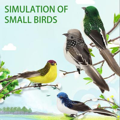 Bird Figurine Realistic Garden Decoration Artwork Artificial Feathered Foam Bird
