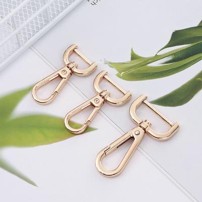DIY KeyChain Bag Part Accessories Collar Carabiner Snap Lobster Clasp Detachable Snap Hook Screw Buckle Bags Strap Buckles