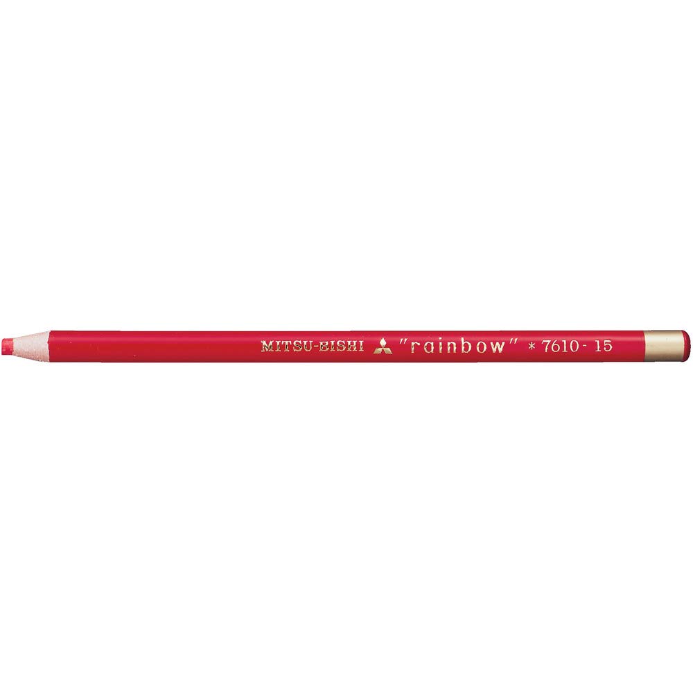 

Mitsubishi Pencil Dermatograph Colored Pencils 7610 1 Water-Based No. Red, Dozen, K7610.15