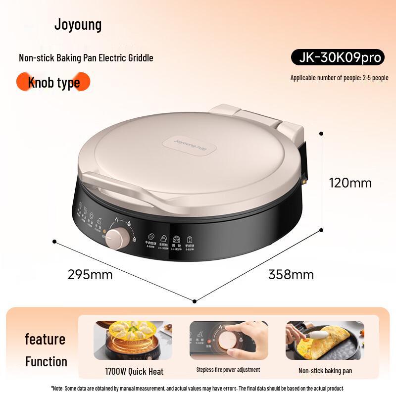 Joyoung Multi-functional Electric Griddle & Breakfast Maker CN plug (adapter included)