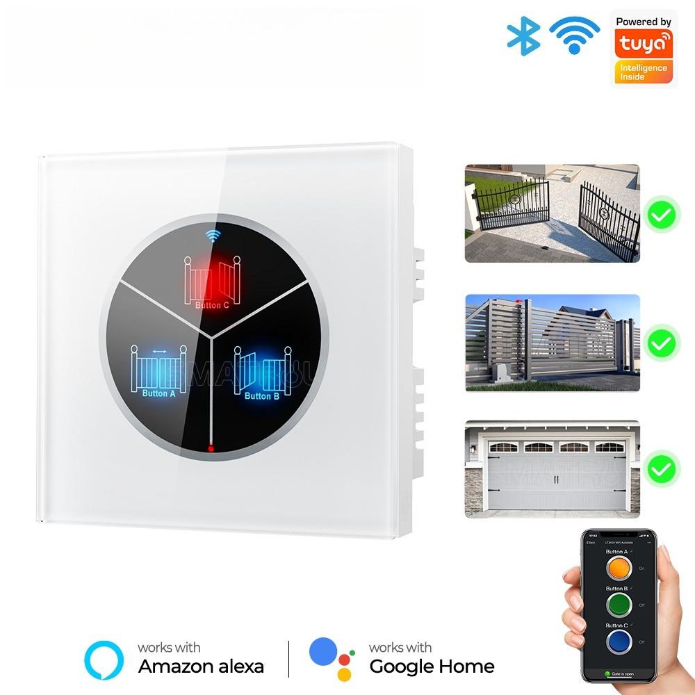 Wall Touch Auto Gate Switch Remote APP Voice Timing Switch WIFI Smart Home Automatic Garage Gate Electric Door Opener