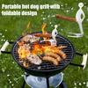 Funny Sausage Rack Stand Man Hot Dog Holder Reusable Hot Dog Roaster Hands-free Cooking Tools for Camping