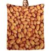 Kaminari Denki Throw Blanket Faux Fur Soft Warm Blanket for Bed