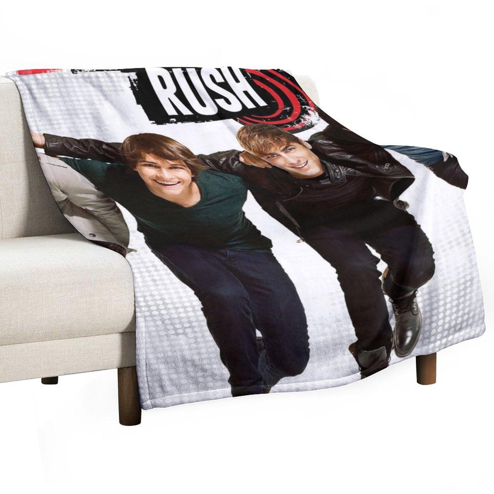 Big time Rush Poster Throw Blanket wednesday Shaggy Soft Beds Quilt Blankets 30x40in