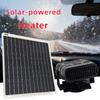 Kit Caixa de Bateria Aquecedor Solar de Carro 10W Aquecimento de Inverno para Carro Conveniente Caixa de Bateria Aquecedor Controle Avançado de Temperatura