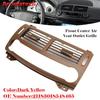 Artudatech Front Center Air Vent Outlet Grille Dark Yellow For Benz E Class W211 2003-2008 Car Accessories