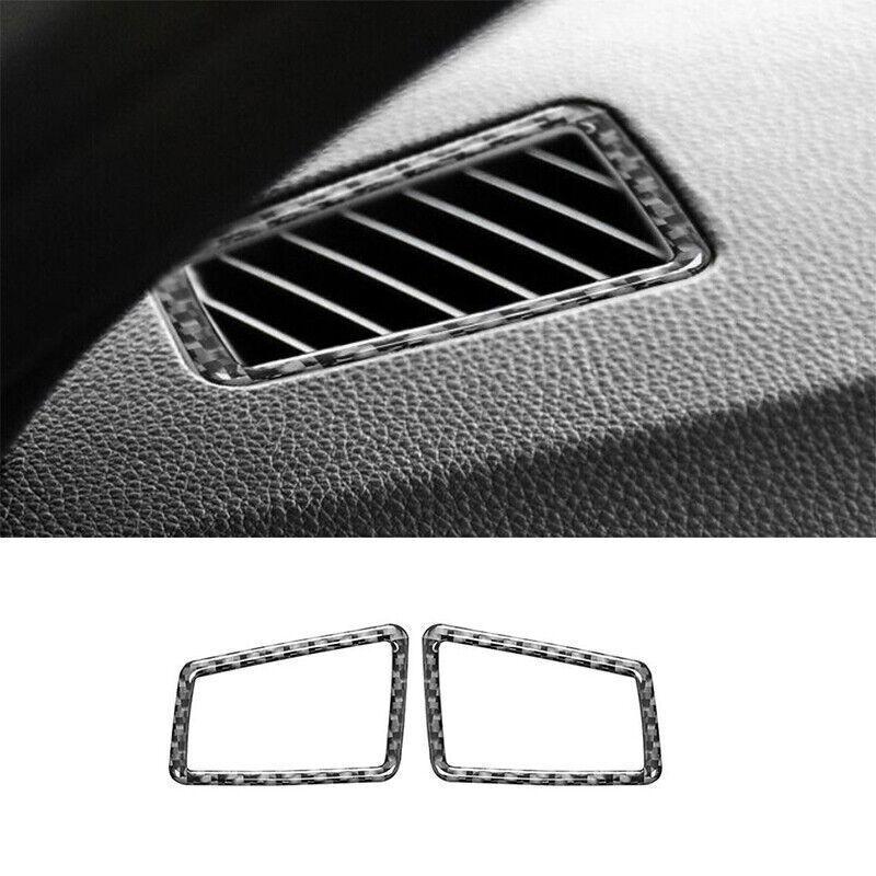 For BMW M3 E90 2008-2013 Real Carbon Fiber Dashboard Upper Air Outlet Vent Trim