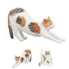 Realistic Cat Figurine Educational Lifelike Cute Simulated Cat Model Toy for Children Room Desk