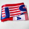 2026 USA Mexico Netherlands Scarf Flag  14x135cm Double-sided Printed Satin Iraq  Haiti France Scarf Flag