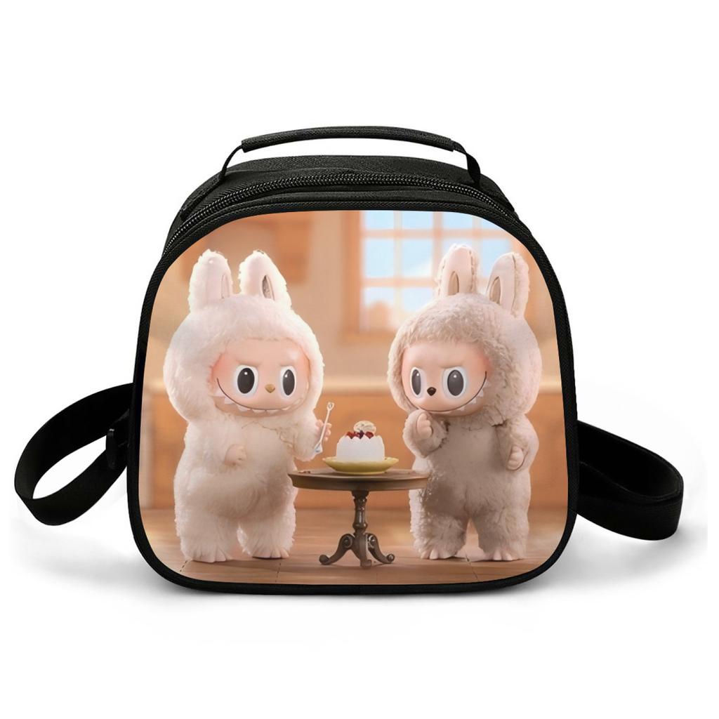 Picnic Bag Primary And Secondary School Students Thermal Insulation Bag Cartoon Animation Handbag Lightweight Wear-Resistant Lunch Box Bag
