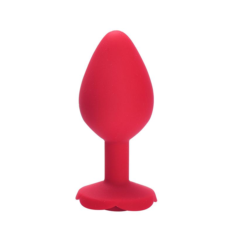 Soft Silicone Rose Flower Anal Plug Set 3 Sizes Beginner To Expert Butt Plug Anus Trainer for Couples Women Men Adult Sex Toys