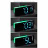 Temperature Bedside Alarm Clock with Calendar LED Night Light Clock  Bedroom