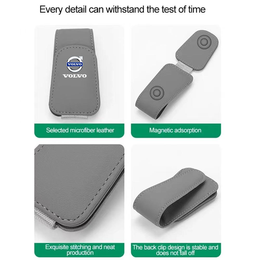 Auto Brillenaufbewahrung Sonnenbrillenhalter Innenraumzubehör Für Volvo V40 V60 V90 XC40 XC60 XC90 S60 S90