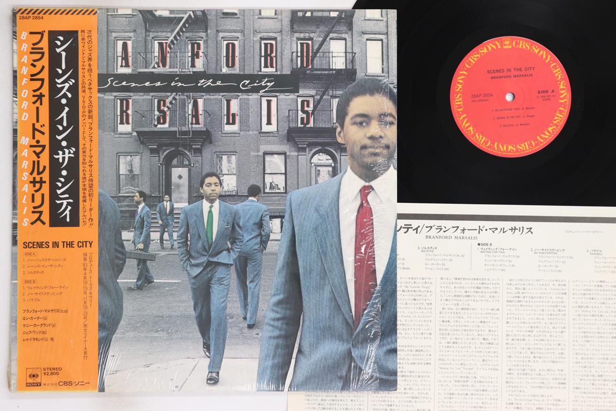 

LP Record BRANFORD MARSALIS - Scenes In The City 28AP2854 CBS SONY 1984 Japan Obi Jazz Used