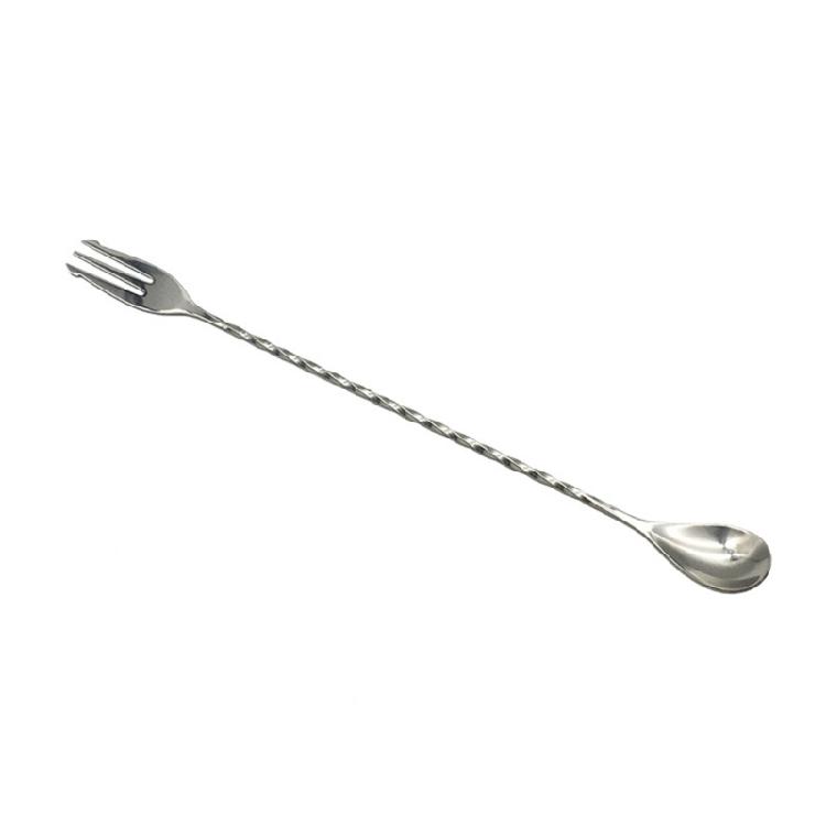 Stainless Steel Cocktail Stirrers Spoons Double Head Bar Mixing Spoon Durable 1