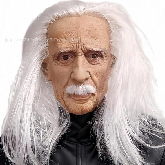 Hot-selling Halloween masks for the elderly, realistic and funny old man headgear