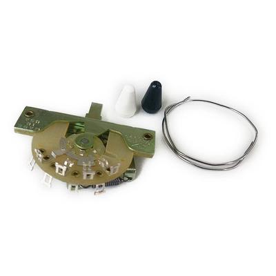 YJB PARTS CRL 5-Wege-Schalterknopf Kester #22589 (mit weiß/schwarz + löten)