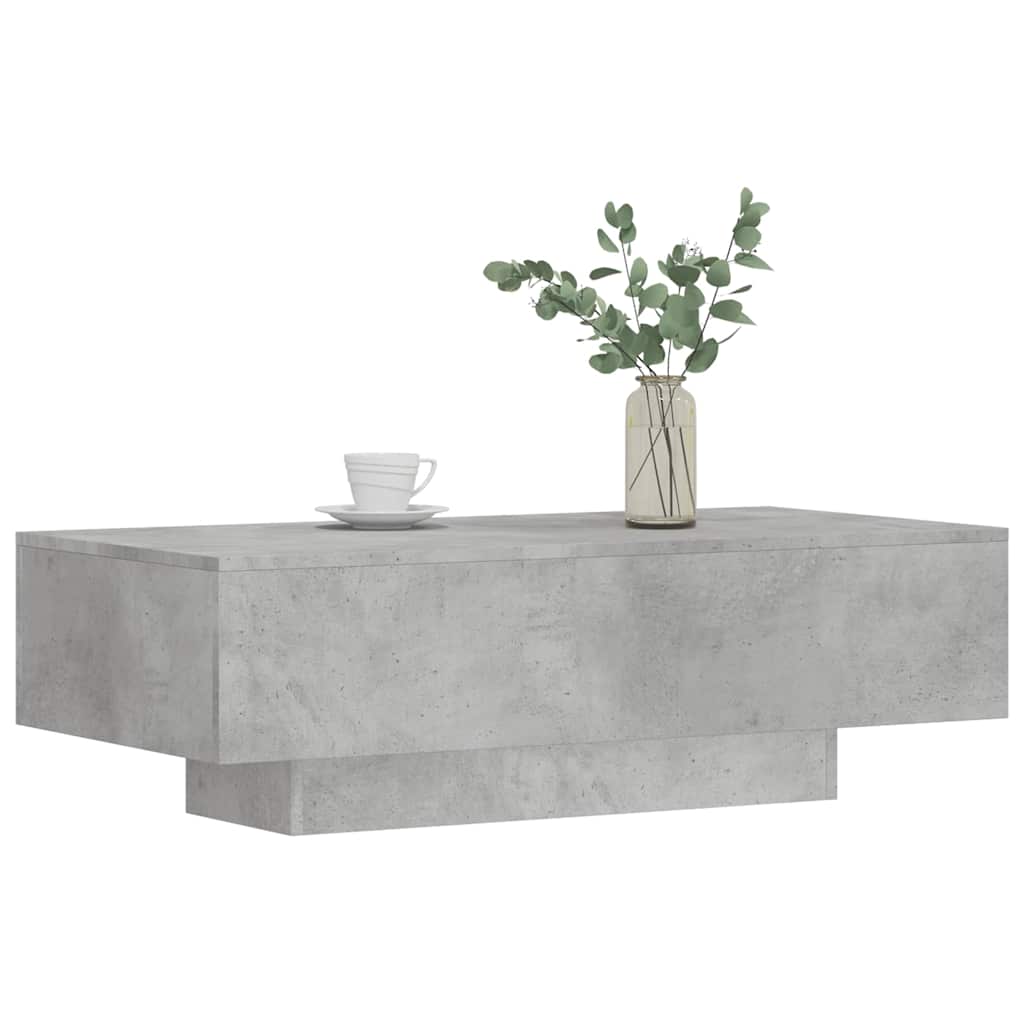 Coffee Table Concrete Grey 100 x 49.5 x 31 cm Particleboard