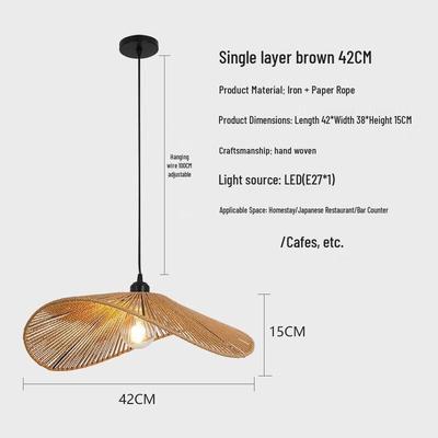 Oeny Hemp Rope Pendant Light