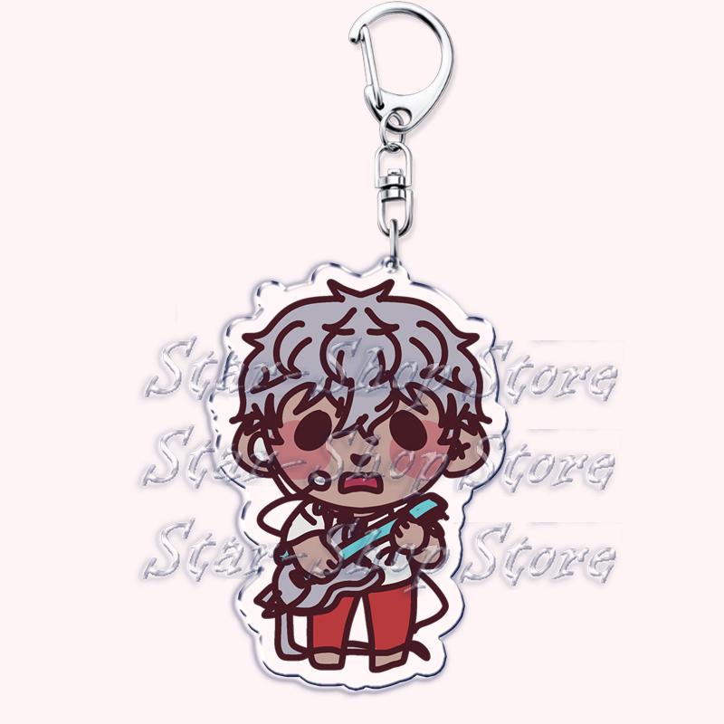 Cute Alien Stage Roommates Chibis Keychains for Womens Accessories Bag Luka Ivan Till Mizi Hyuna Sua Keyrings Jewelry Fans Gifts