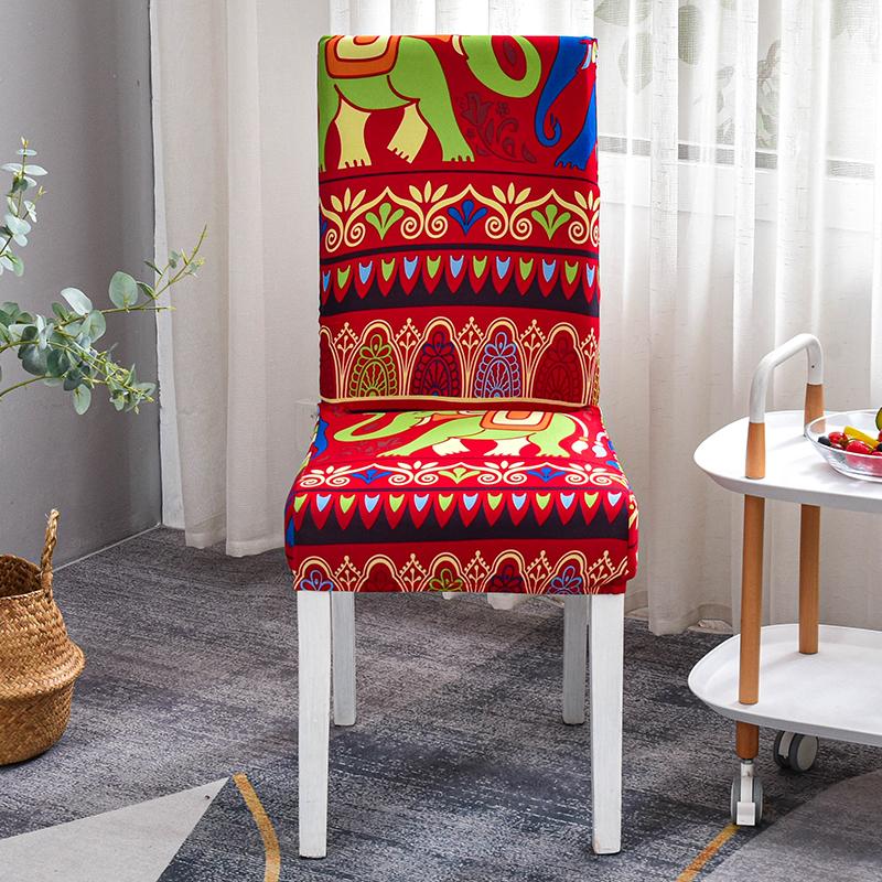 Stretch-Stuhlbezug für Esszimmerstühle, schmutzabweisend, Sitzbezug für Wohnzimmer, Hochzeit, Küche, Hotel, Zeremonie, Bankett, Büro, abnehmbar