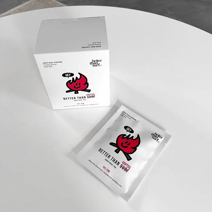 BETTER THAN SURF COFFEE DRIP BAG RED LABEL 100g