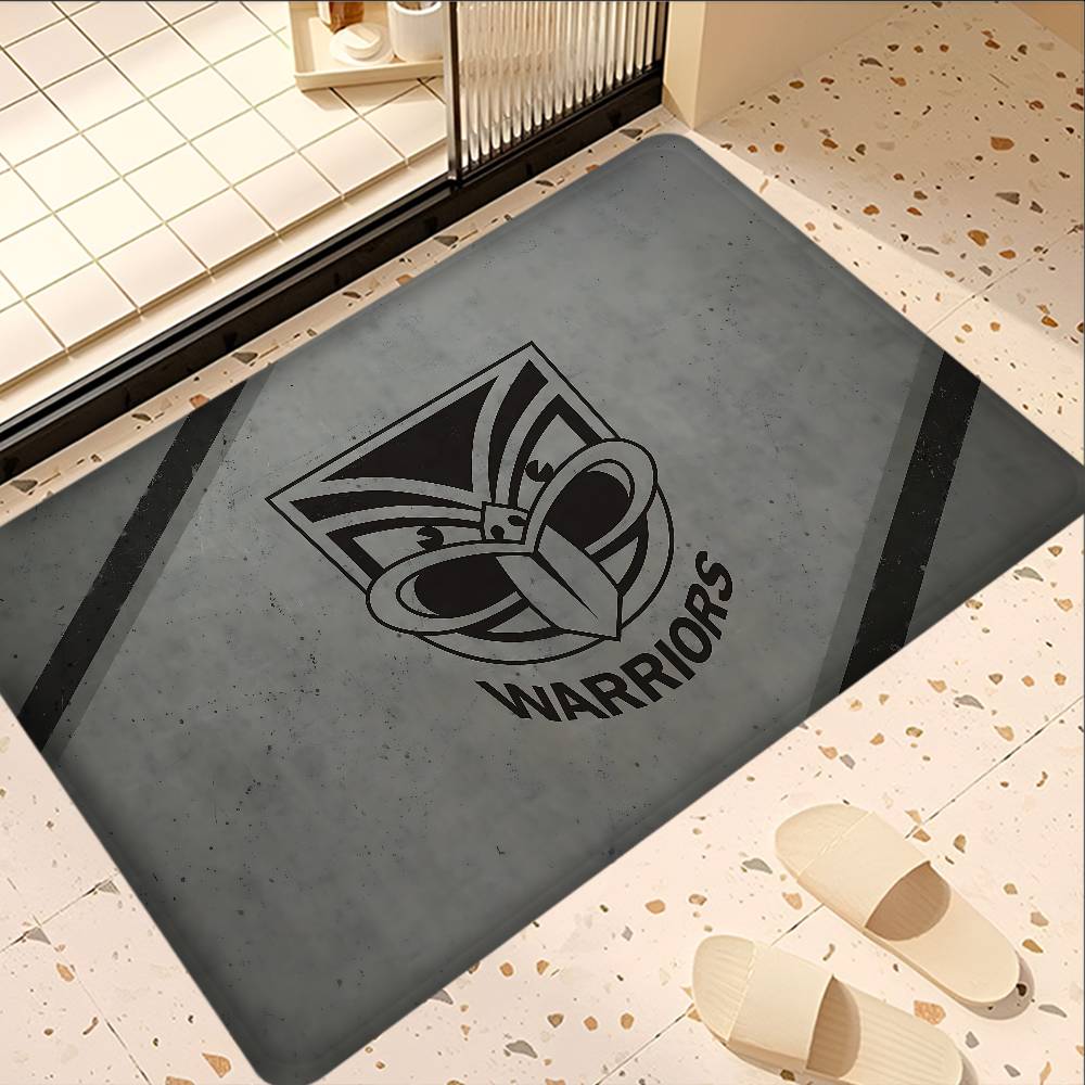 

New Zealand Auckland Warriors Room Mats Anti-slip Absorb Water Long Strip Cushion Bedroon Mat Household Carpets 40x60cm
