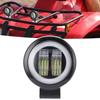 LED Fog Light Auxiliary Lamp 4D Double Lens 20W with   for Motorcycle ATV Truck Boats