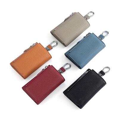 Genuine Leather Multifunctional Key and Coin Holder for Men and Women