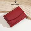 Baellerry Genuine Leather Japanese-Style Women’s Tri-fold Wallet with Multi-Card Slots and Coin Purse