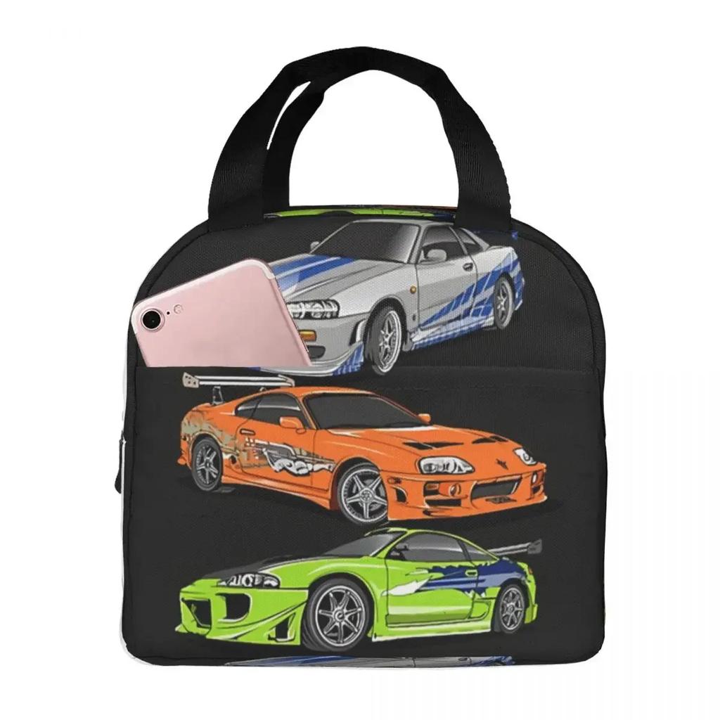 Connor Izolovaná taška na oběd Rychle a zběsile Dámská Dětská Chladicí taška Termální Přenosný Obědový box Ledová vložka Tote