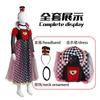 Red Queen Cosplay Outfit, Alice in Wonderland Halloween Stage Performance Dress