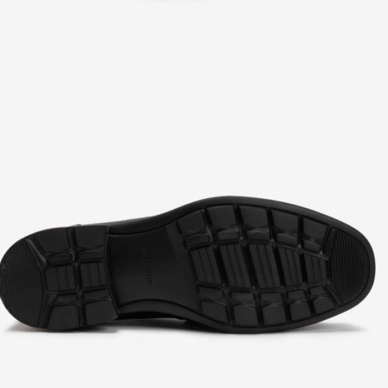 Portfolio Portfolio By ESquire Men S Cowhide Semi claSSic loaferS Black