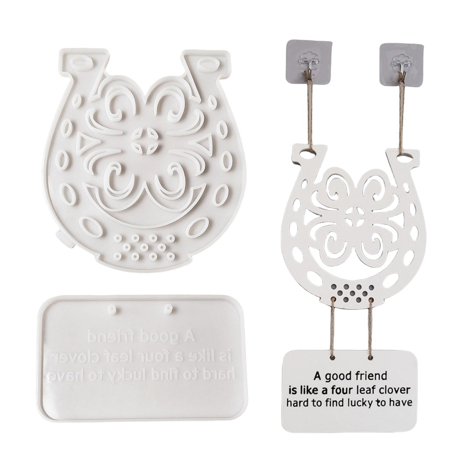 

Гибкая силиконовая форма для дверных знаков, легко извлекаемая гипсовая буква, форма для украшения двери для любителей рукоделия