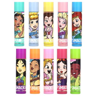 Disney Princess, Lip Balm, Assorted Flavors, 10 Packs, 4 G (0.14 Oz) Each