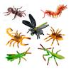 Insect Toy Miniature Insects Figures Animal Figurines Beetle Bee Spider Models Action Figure Plastic Animals Toys for Children
