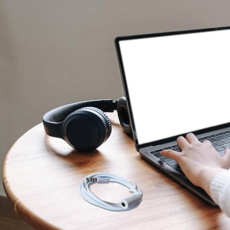 3.5mm Sound Adapter 3.5mm Cable Male To Female Transmission for Laptop Phone Tablet Earphone Headphone Microphone