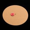 Cork Turntable Mat Audiophile Anti-Static Anti-Shake Turntable Slip Mat Turntable Cork Platter Mat Record Player Mat