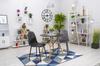 ASTI chair - dark gray velvet x 1
