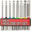 SK11 (SK11) Torx Screw Bit 8-piece Set 65mm BS-22N Hexagonal Shaft 6.35mm