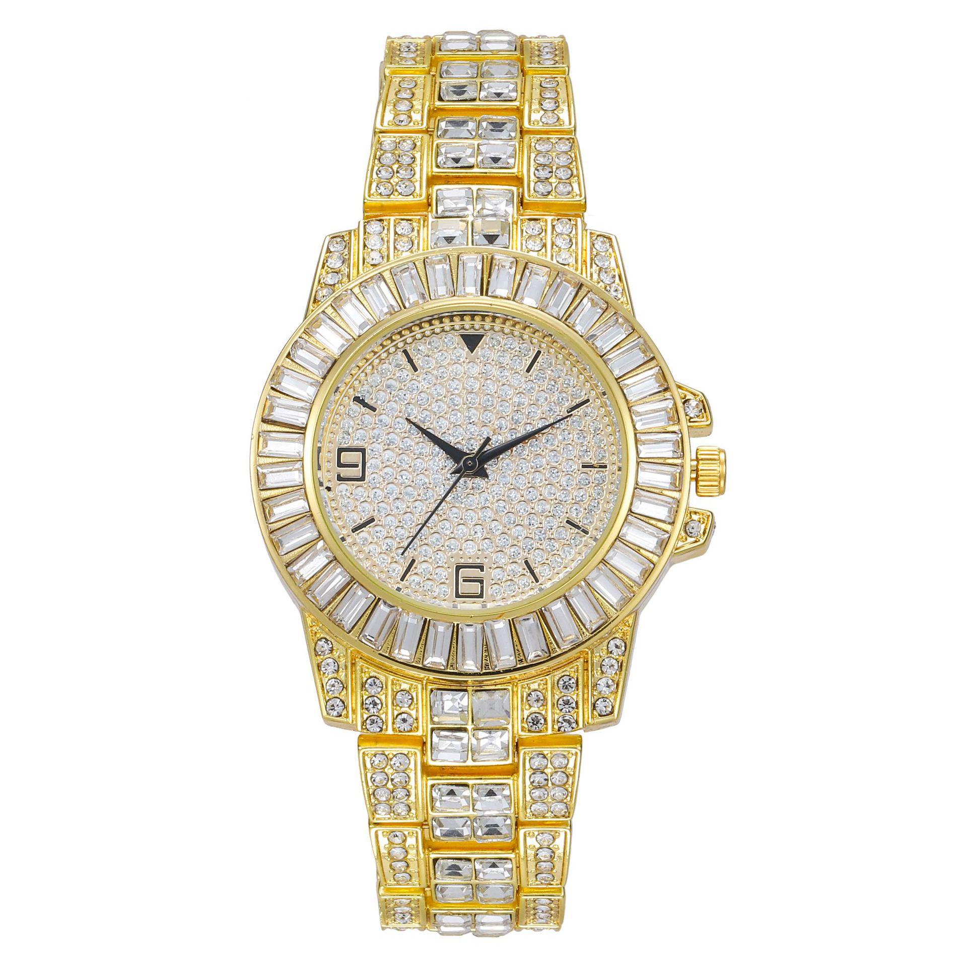 Gypsophila Digital Fashion Watch - Full Diamond, English/Korean Edition