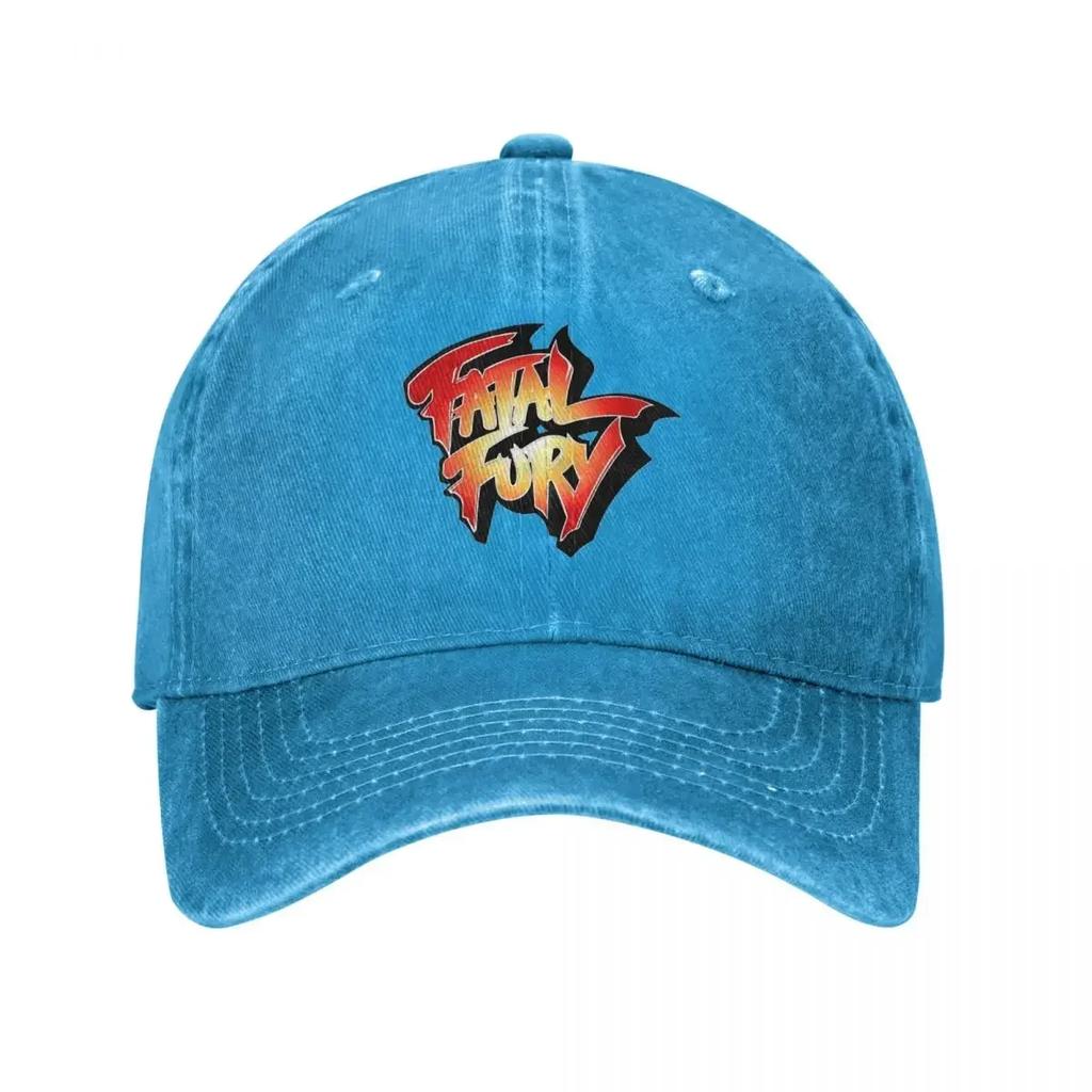 Fatal Fury Logo Baseball Caps Merch for Unisex Women Fashion Headwear Trucker Hat Adjustable