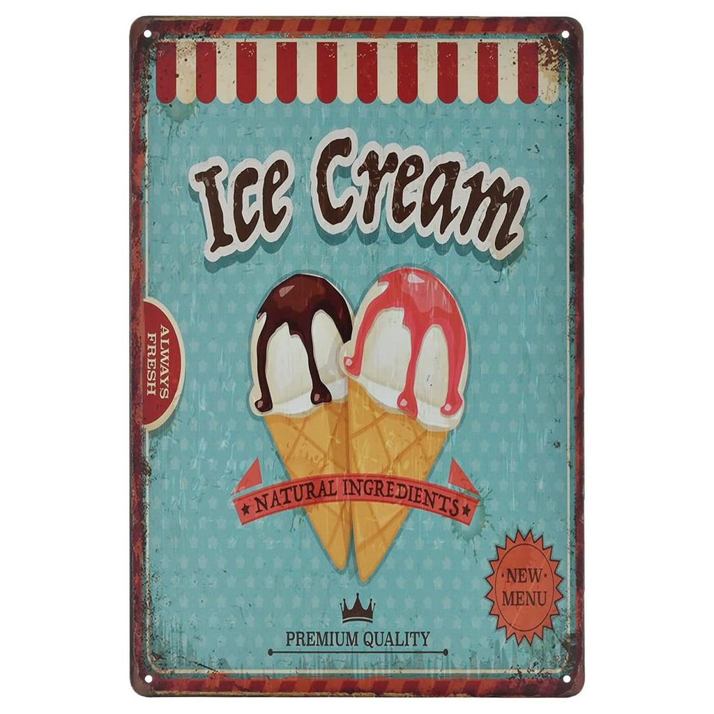 Candies Cookies Metal Tin Signs Wall Decoration Plaque Vintage Art Poster Iron Painting for Man Cave Home Cafe Garden Club Bar