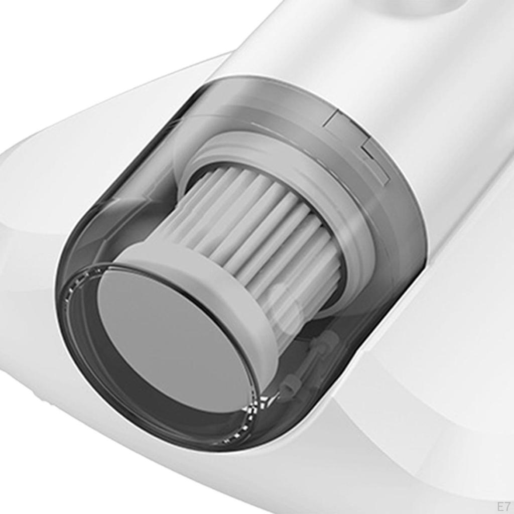 Vysavač na roztoče 10000PA Silný sací výkon Bezdrátový pro matrace Přikrývky Černý