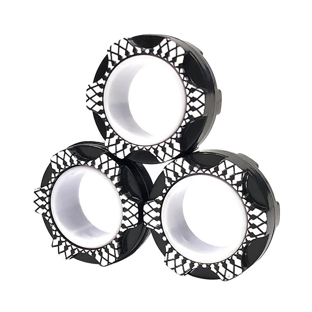 Magnetischer Fingerringe Set für Kinder und Erwachsene Stressabbau und Fokus Spielzeug Drehende Fidget Ringe für Angst und Konzentrationsverbesserung