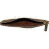 Leather Pen Pencil Case, Zip Pouch, Accessories Holder, Stationery Bag, Classic Handmade Design (Vintage Brown)