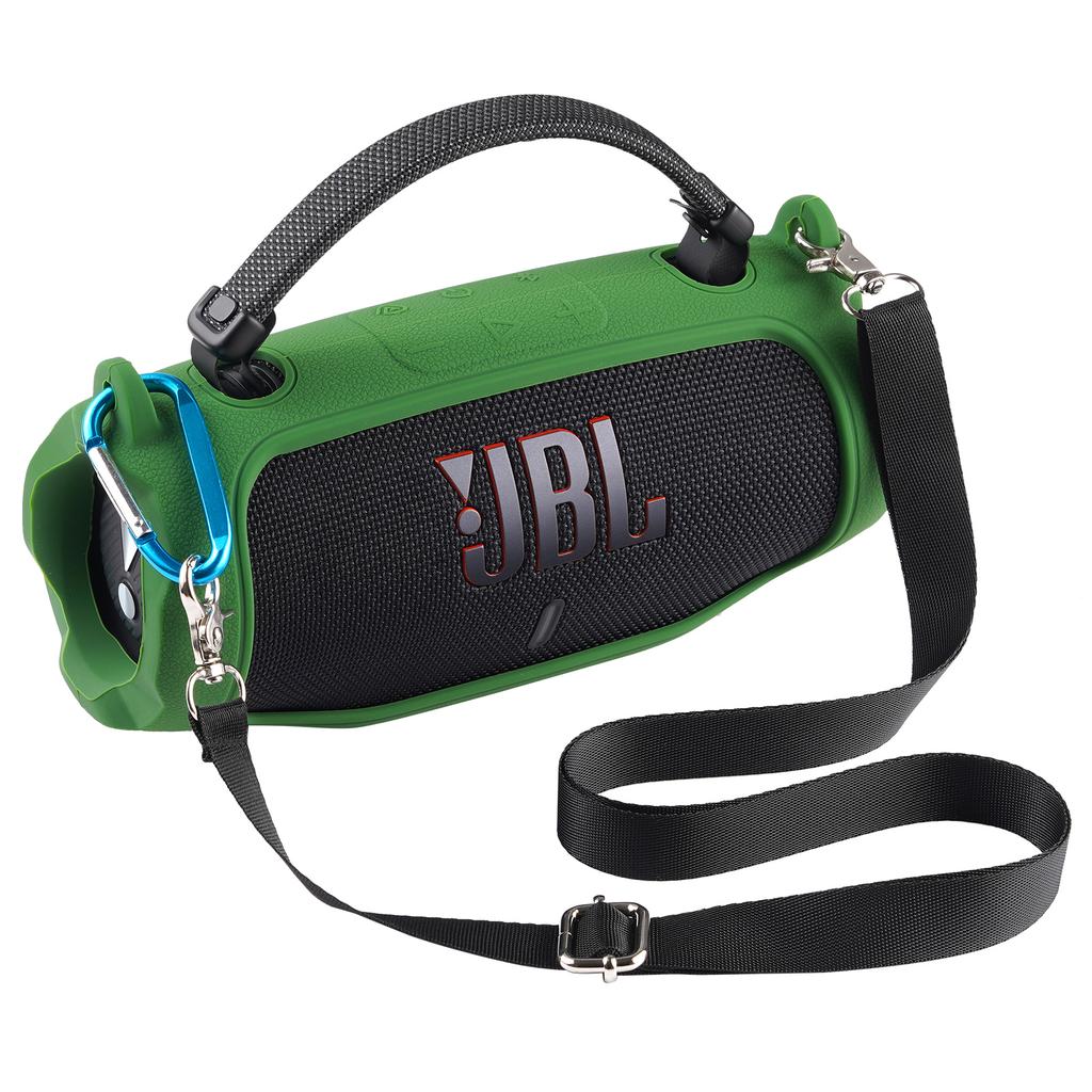 Přenosný Bluetooth reproduktor Pouzdro pro přenášení ze silikonu, Měkký ochranný návlek s ramenním popruhem pro reproduktor JBL Charge 6