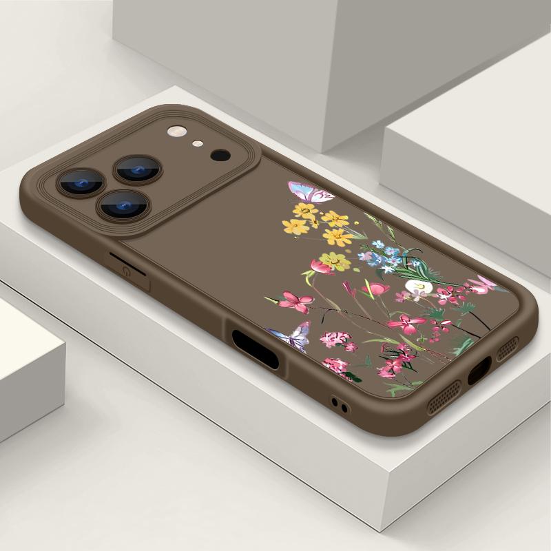 Small Flower Pattern Case For iPhone 17 Air 16e 16 15 14 Pro Max 13 17 Pro Max 17 Pro 17 Shockproof Soft TPU Silicone Phone Cover Funda